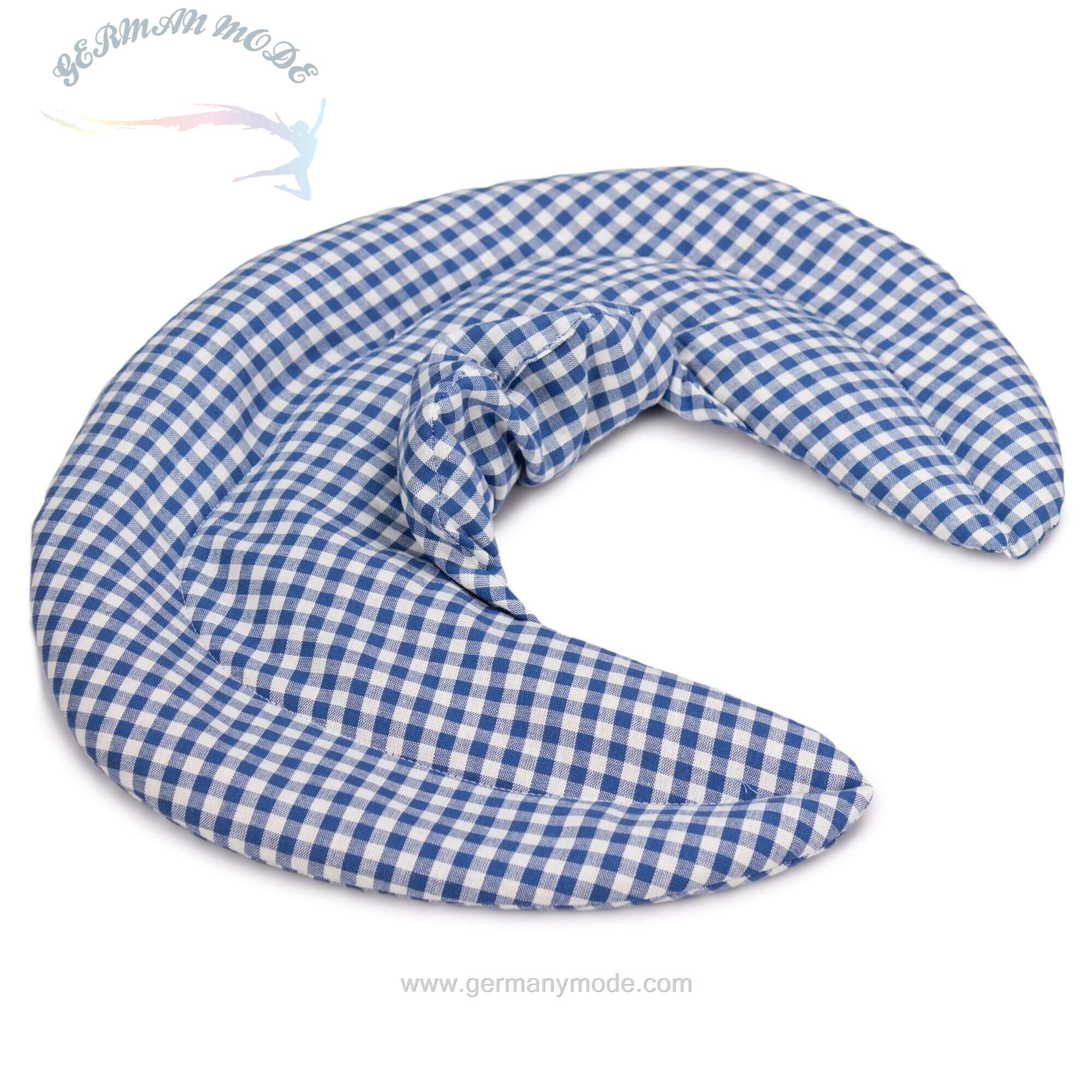 پد گرمایشی سرمایشی گردن جیرافنلند آلمان Giraffenland Wärmekissen Nackenhörnchen blau weiß