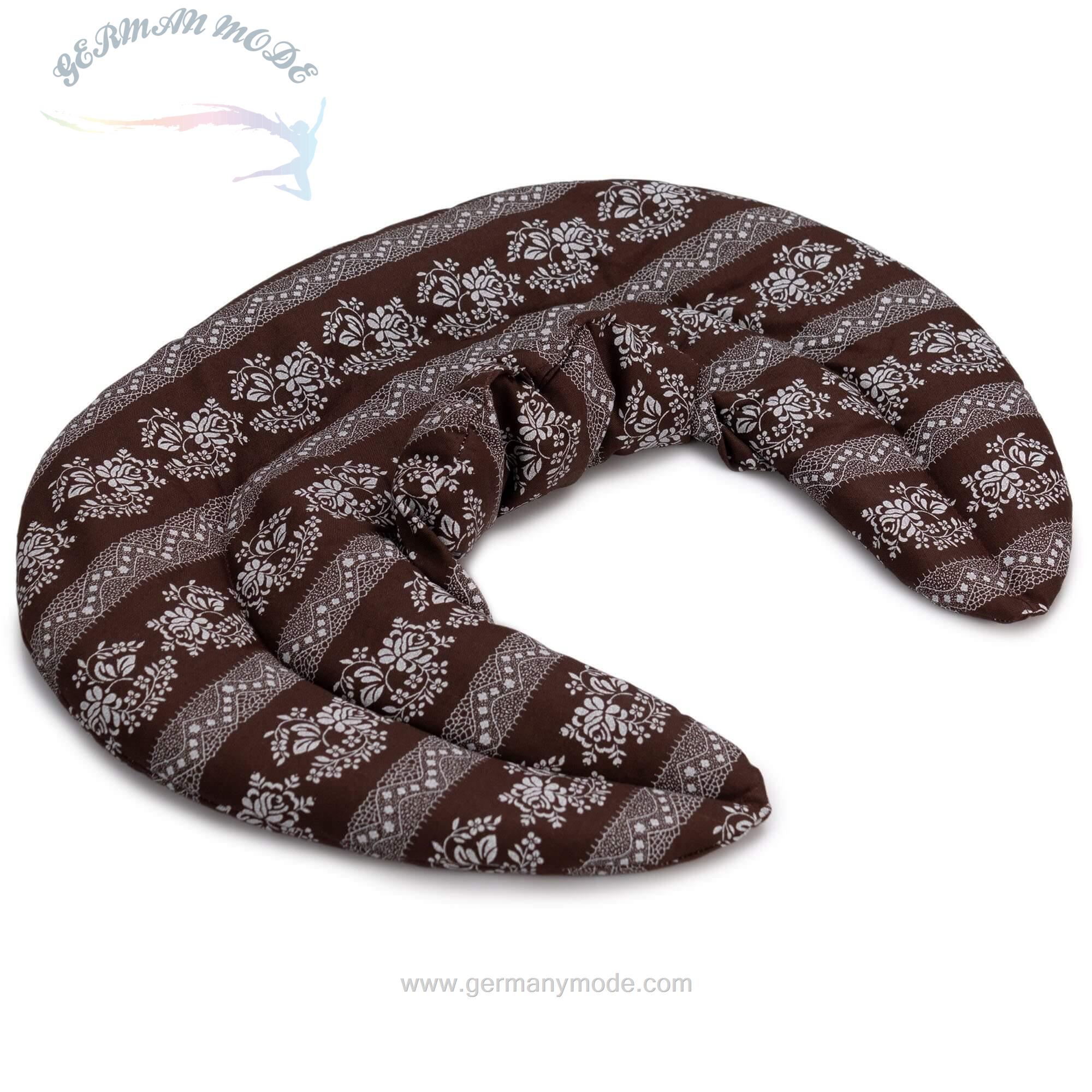 پد گرمایشی سرمایشی گردن جیرافنلند آلمان Giraffenland heat pillow floral brown