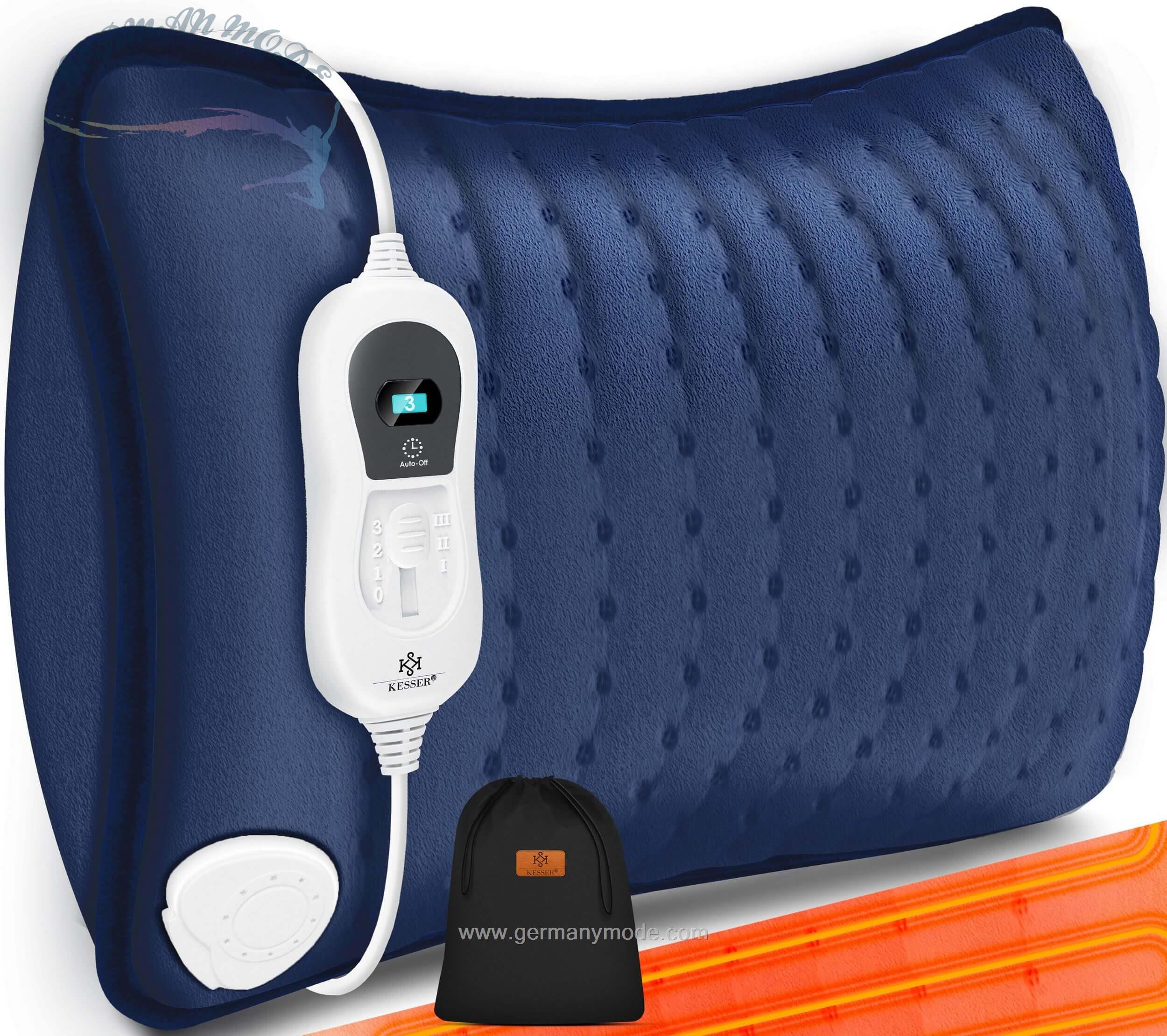 پشتی گرمایشی کسر KESSER Heizkissen elektrisch mit Füllung Inkl blau