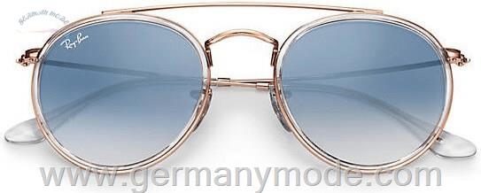 عینک آفتابی مردانه ریبن (ایتالیا) Ray-Ban Round Double Bridge RB3647Na