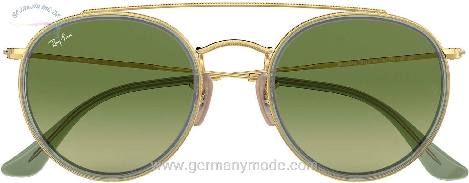 عینک آفتابی مردانه ریبن (ایتالیا) Ray-Ban Round Double Bridge RB3647Nc