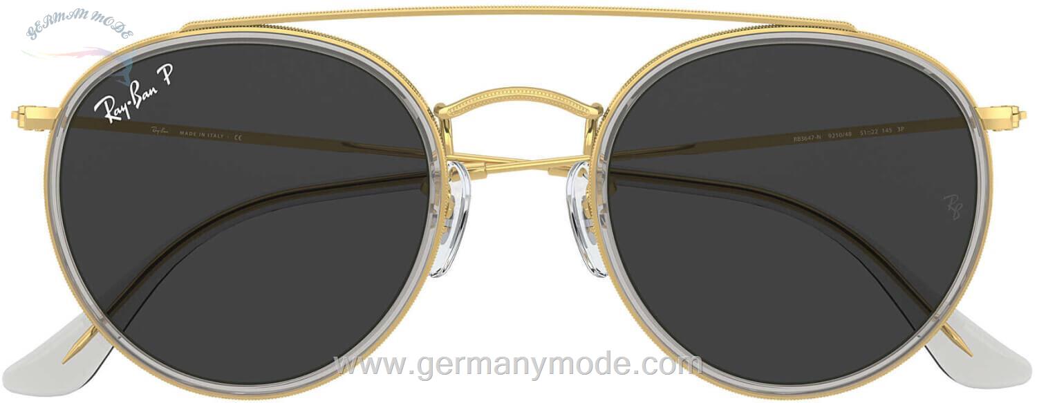 عینک آفتابی مردانه ریبن (ایتالیا) Ray-Ban Round Double Bridge RB3647Nd