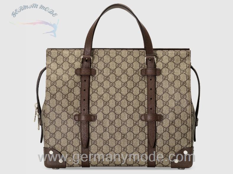 کیف دستی زنانه گوچی ایتالیا GUCCI Shopper mit Lederdetails 626356 92TDN 8358