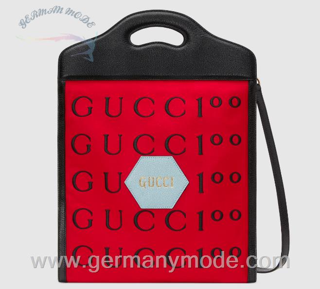 کیف دستی زنانه و مردانه گوچی ایتالیا GUCCI Mittelgroßer Gucci 100 Shopper 676312 979FG 6762