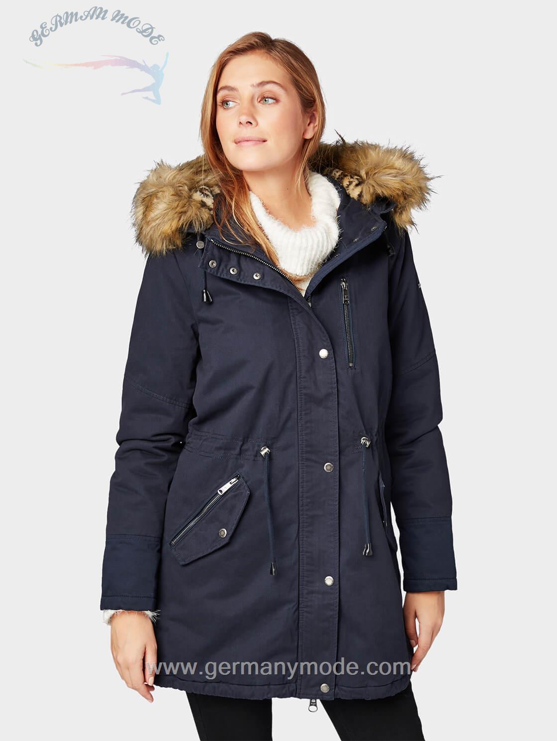 کاپشن زنانه تام تیلور (آلمان) PARKA MIT KUNSTFELL-KAPUZE