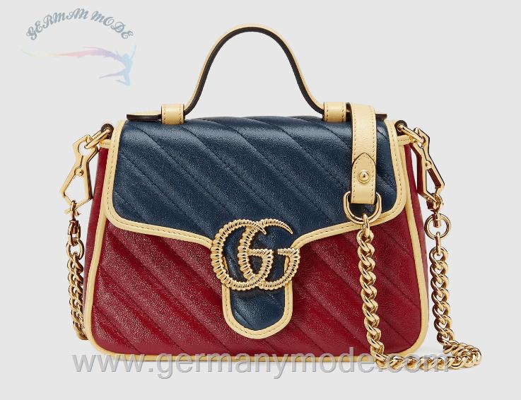 کیف مجلسی زنانه گوچی ایتالیا GUCCI GG Marmont Mini-Henkeltasche 583571 1X5CG 6775