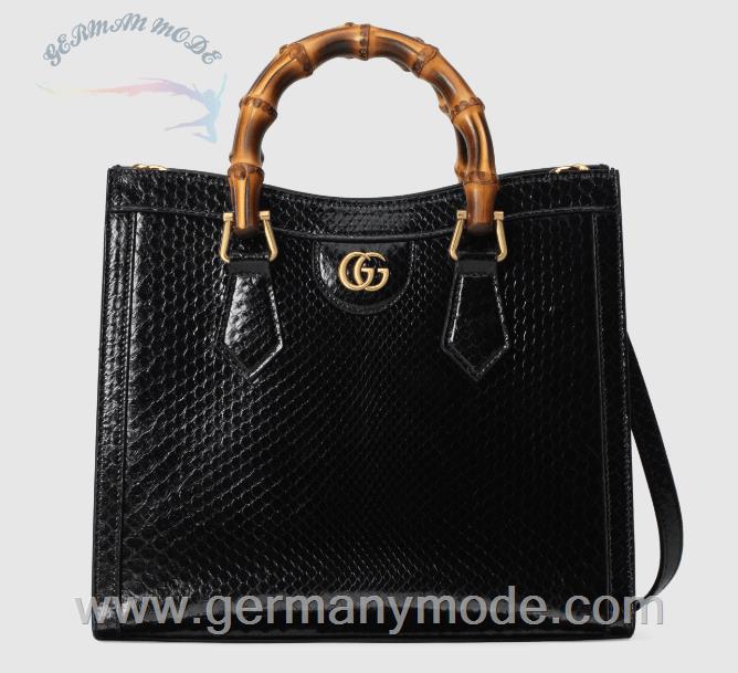 کیف دستی زنانه گوچی ایتالیا GUCCI Kleiner Gucci Diana Shopper aus Pythonleder 660195 L2DPT 1175