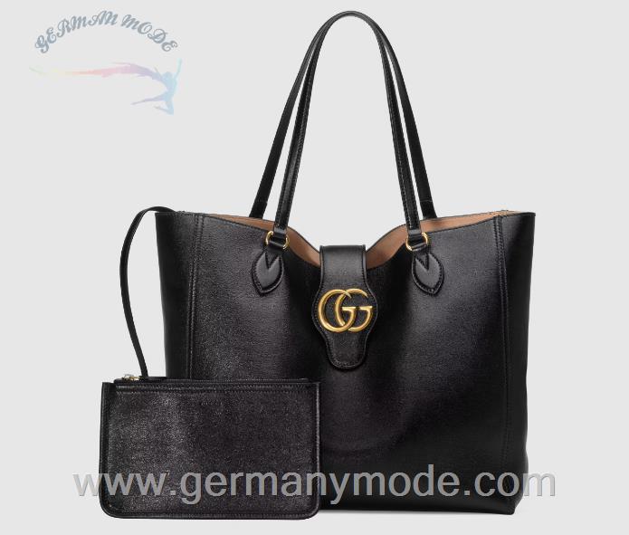 کیف دستی زنانه گوچی ایتالیا GUCCI Mittelgroßer Shopper mit Doppel G ‎649577 1U10T 1000