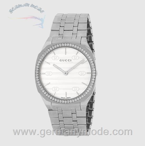 ساعت مچی زنانه گوچی ایتالیا GUCCI 25H Uhr, 34 mm 673109 I16F0 1108