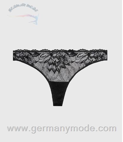شورت استرینگ زنانه کلوین کلین آمریکا Calvin Klein String Seductive Comfort Black 000QF6397EUB1