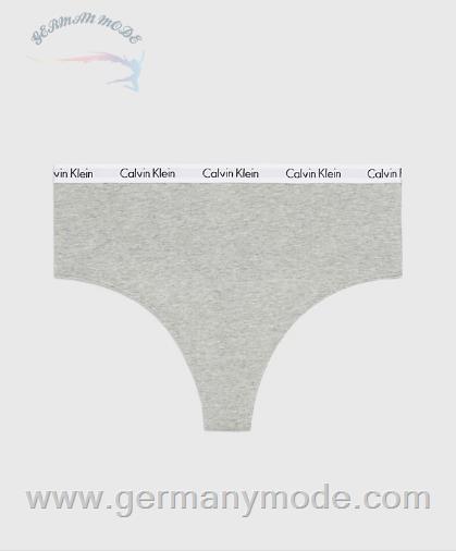 شورت استرینگ زنانه کلوین کلین آمریکا Calvin Klein High Waist String Carousel Classic Grey Heather 000QD3953EP7A