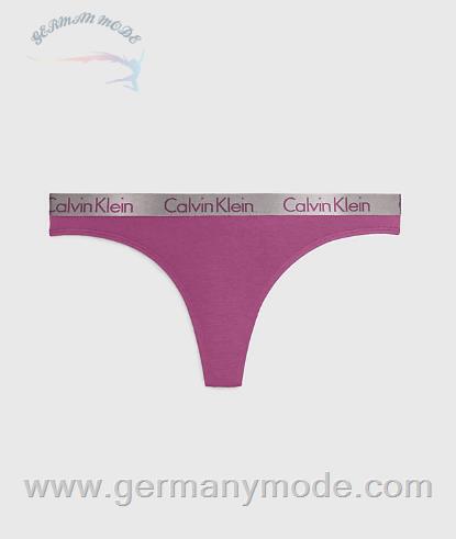 شورت استرینگ زنانه کلوین کلین آمریکا Calvin Klein String Radiant Cotton Amethyst 000QD3539EVAE
