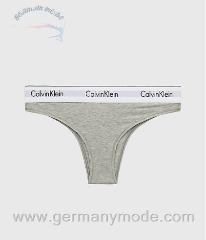 شورت برزیلی زنانه کلوین کلین آمریکا Calvin Klein Brazilian Slips Modern Cotton Grey Heather 000QF5981EP7A
