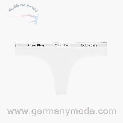 شورت استرینگ زنانه کلوین کلین آمریکا Calvin Klein String In Großen Größen Modern Cotton White 000QF5117E100