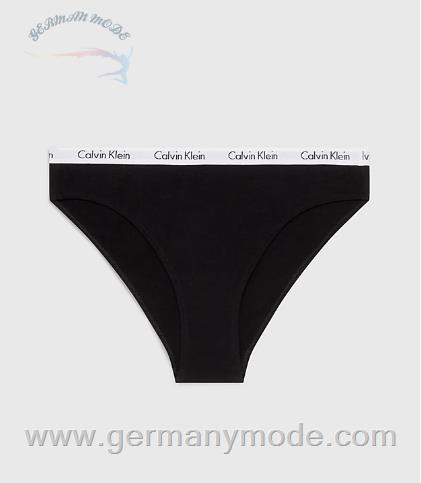 شورت بیکینی ساق بلند زنانه کلوین کلین آمریکا Calvin Klein High Leg Bikini Slips Carousel Black 000QD5088EUB1