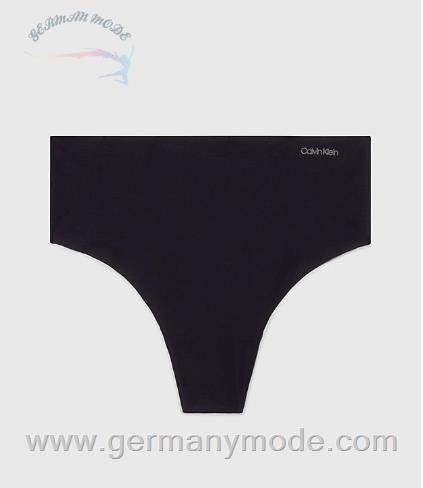شورت استرینگ زنانه کلوین کلین آمریکا Calvin Klein High Waist String Invisibles Black 000QD3864EUB1