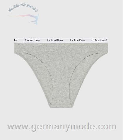 شورت بیکینی ساق بلند زنانه کلوین کلین آمریکا Calvin Klein High Leg Bikini Slips Carousel Grey Heather 000QD5088EP7A
