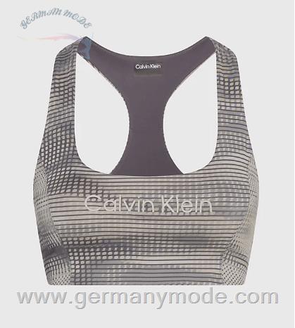 سوتین ورزشی کلوین کلین آمریکا Calvin Klein Sport BH Für Mittelstarken Halt Glitch Camo Rabbit 00GWS3K125I3M