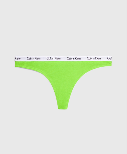 شورت استرینگ زنانه کلوین کلین آمریکا Calvin Klein String Carousel Green Flash 0000D1617EFUE