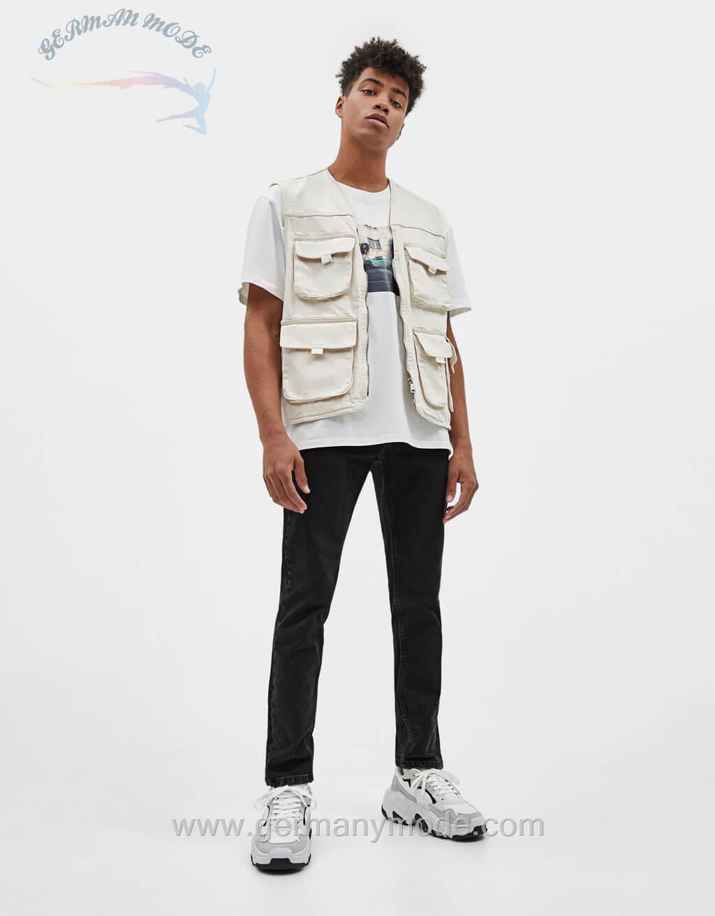 شلوار جین مردانه برشکا اسپانیا Slim-Fit-Jeans 1