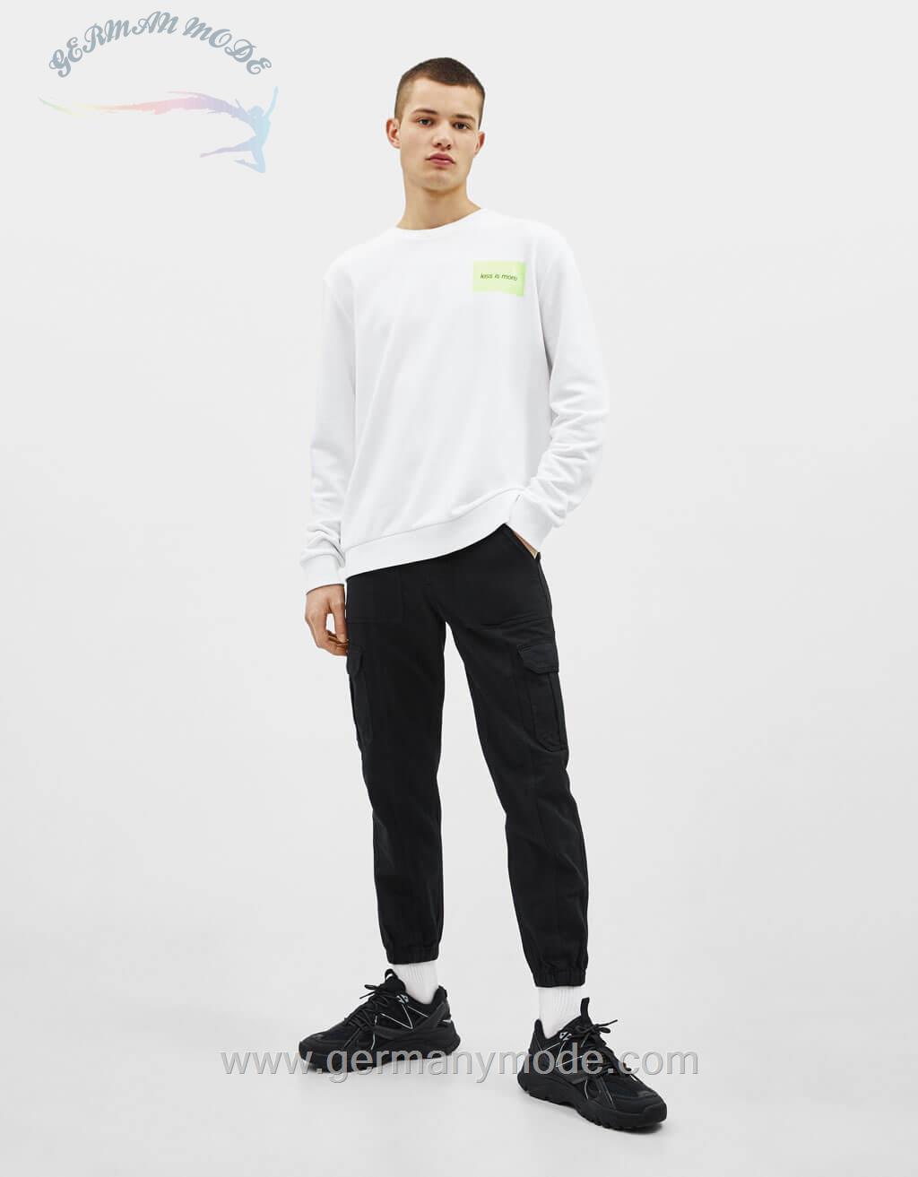 شلوار جین سافاری مردانه برشکا اسپانیا Cargohose im Jogging-Stil