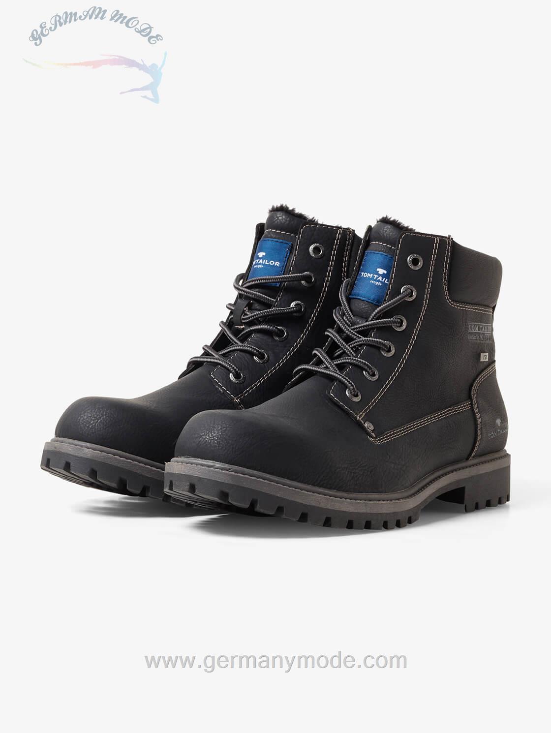نیم بوت مردانه تام تیلور (آلمان) SCHNÜRSTIEFEL MIT ROBUSTER SOHLE