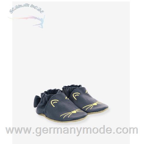 کفش کودک نو پا ربیز Robeez Baby Mädchen Krabbelschuhe Soft Soles Goldy Cat ROBEEZ - marine