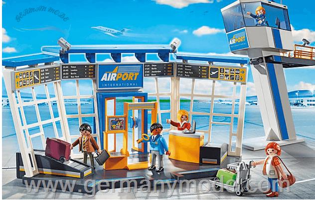 ست اسباب بازی فرودگاه برج مراقبت City-Flughafen mit Tower Produktnr 5338