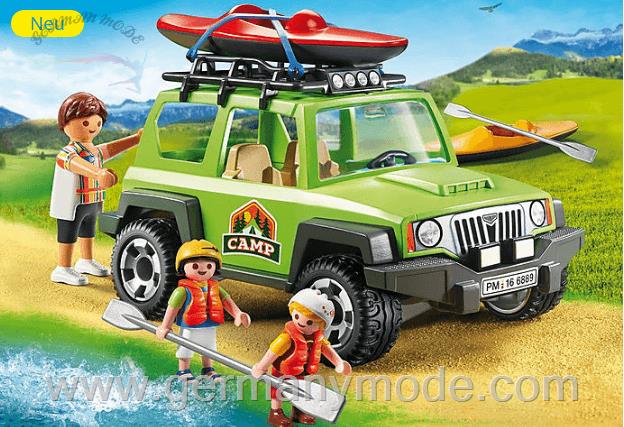 ست اسباب بازی وسایل نقلیه آفرود Camp-Geländewagen Produktnr 6889