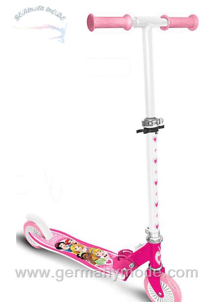 اسکوتر تاشو دو چرخ کودکان Stamp Disney Princess Roller mit Bremse klappbar