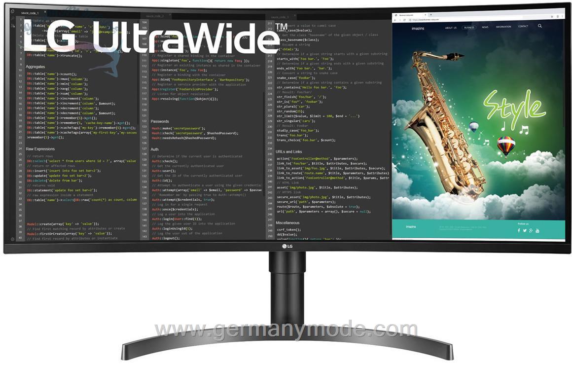 مانیتور منحنی 35 اینچی ال جی LG UltraWide 35WN75C 35WN75C-B