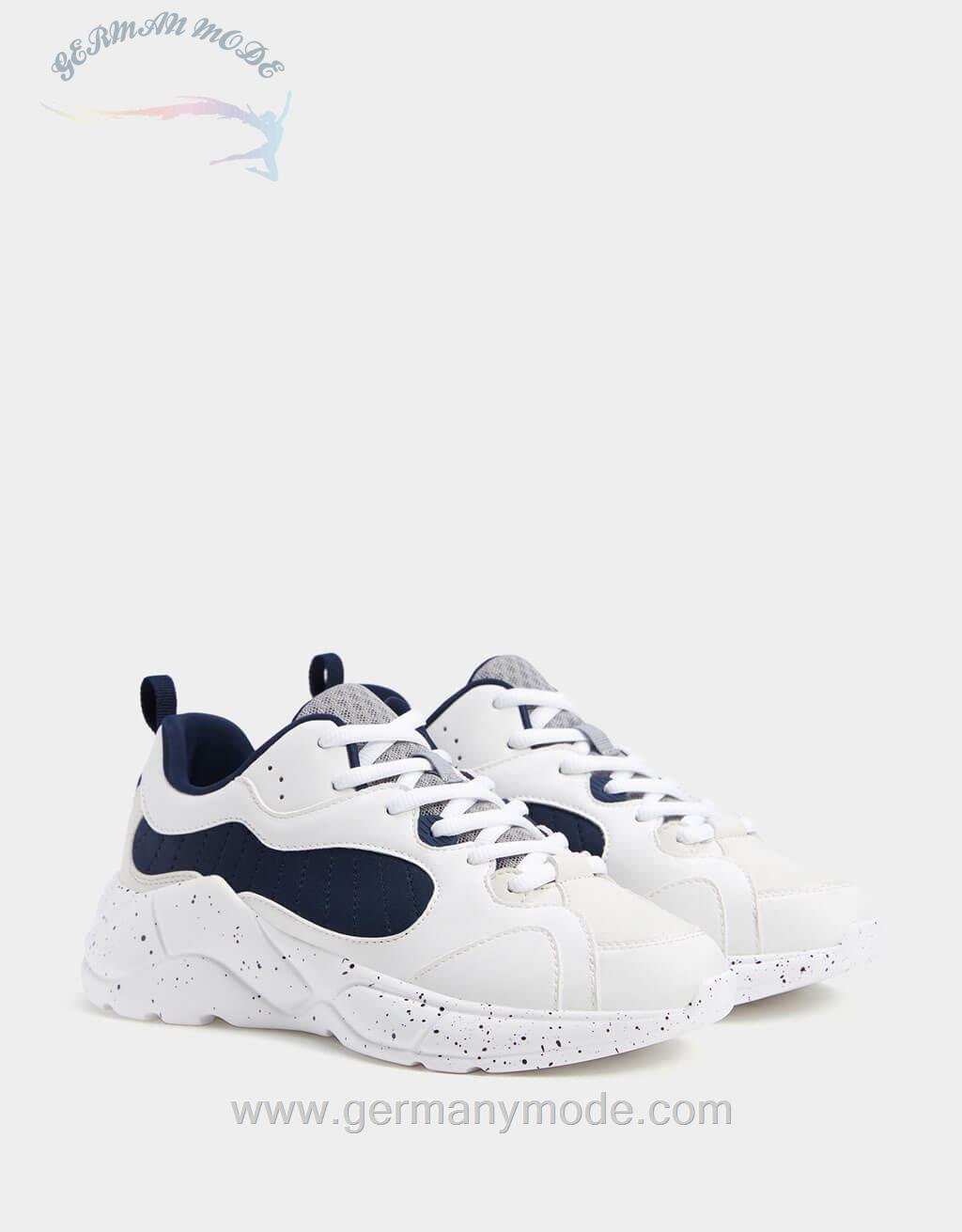 کتانی زنانه برشکا اسپانیا Kombinierte Ugly-Sneaker