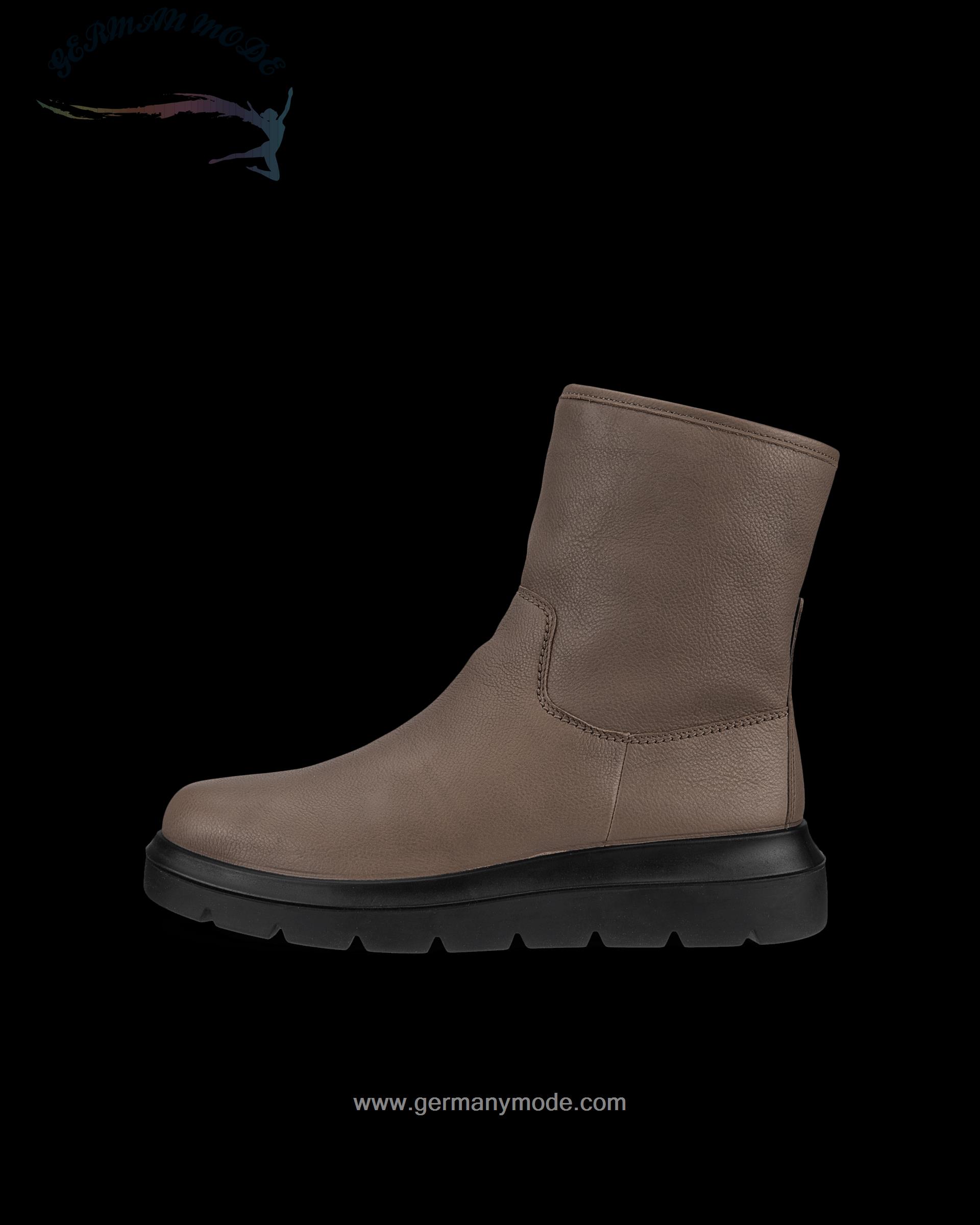 نیم بوت ضد آب زنانه اکو دانمارک ECCO NOUVELLE Damen Wasserdichter Lederstiefel Beige