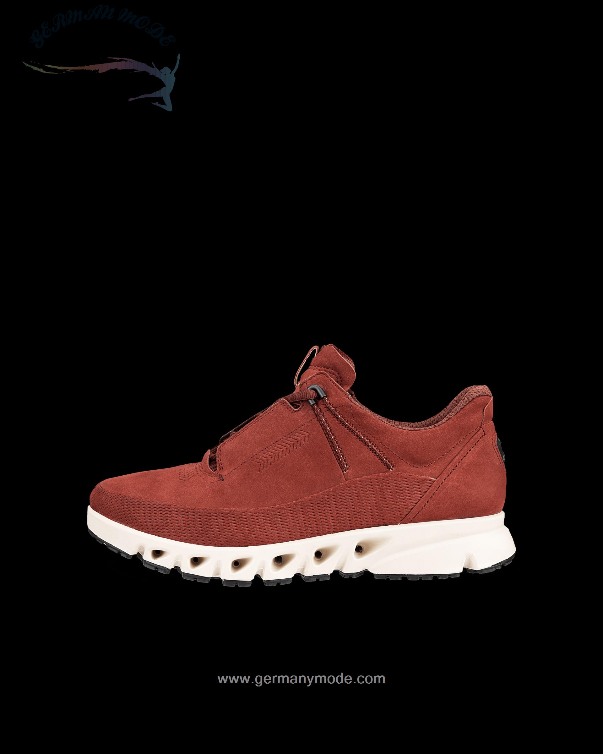 کتانی ورزشی ضد آب زنانه اکو دانمارک ECCO MULTI-VENT W Damen Nubuklederschuh mit Gore-Tex Rot