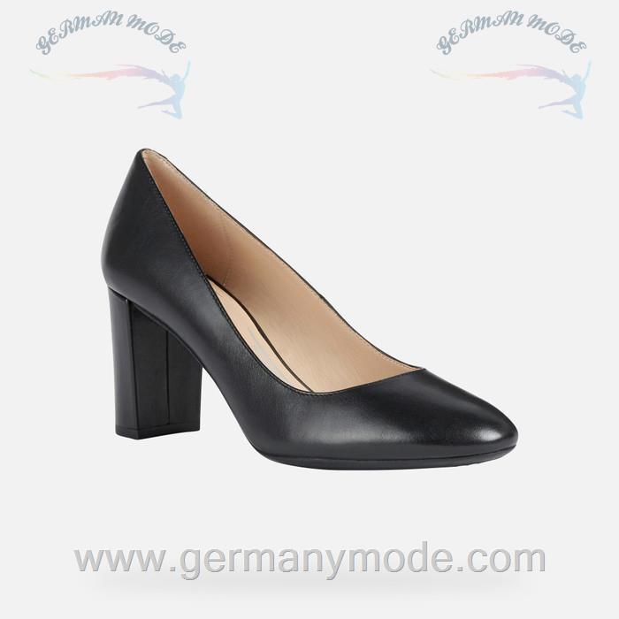 کفش زنانه جی اوکس ایتالیا GEOX SCHUHE MIT HOHEM ABSATZ Pheby 80 Dame Schwarz