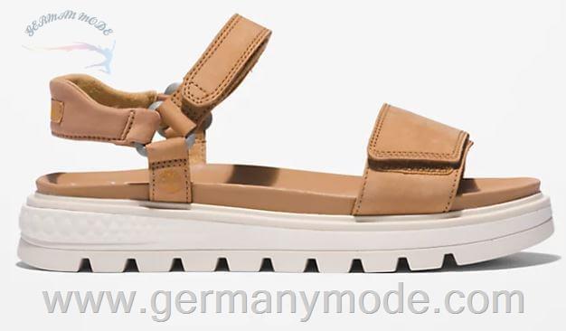 صندل زنانه تیمبرلند آمریکا TIMBERLAND GREENSTRIDE RAY CITY SANDAL WITH ANKLE STRAP FOR WOMEN IN BEIGE