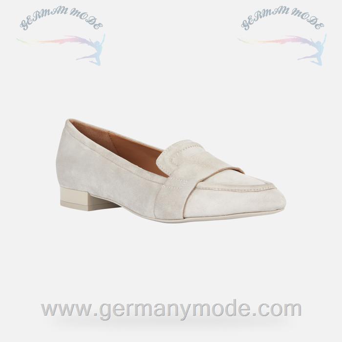 کفش زنانه جی اوکس ایتالیا GEOX SPITZE BALLERINAS Charyssa Dame Beige