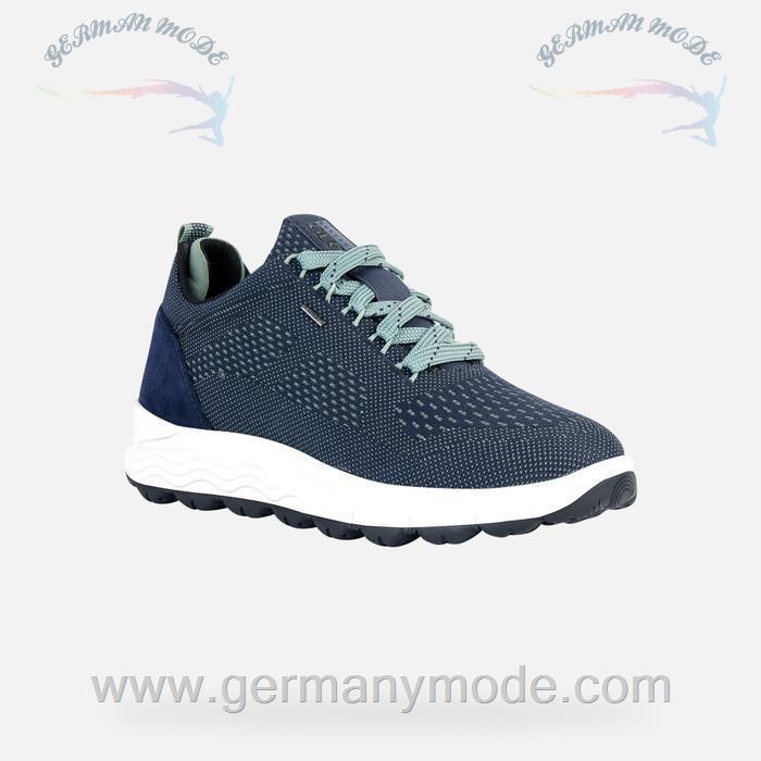 کتانی ضد آب زنانه جی اوکس ایتالیا GEOX NIEDRIGE SNEAKERS Spherica 4x4 Abx Dame Dunkles Jeansblau