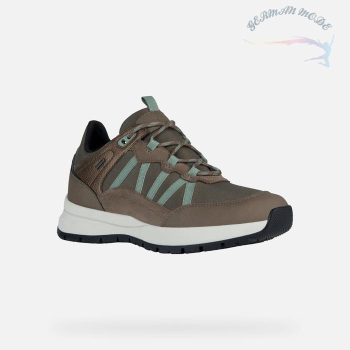 کتانی ضد آب زنانه جی اوکس ایتالیا GEOX WASSERDICHTE SCHUHE Braies Abx Dame Taupe