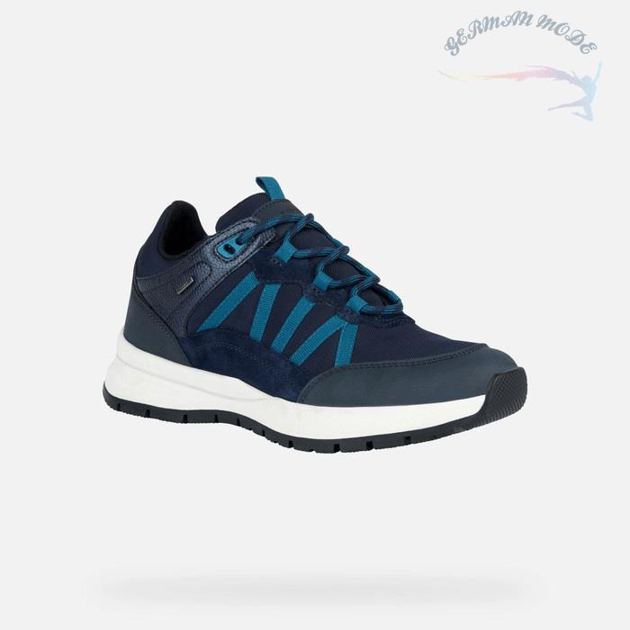 کتانی ضد آب زنانه جی اوکس ایتالیا GEOX WASSERDICHTE SCHUHE Braies Abx Dame Dunkles Jeansblau