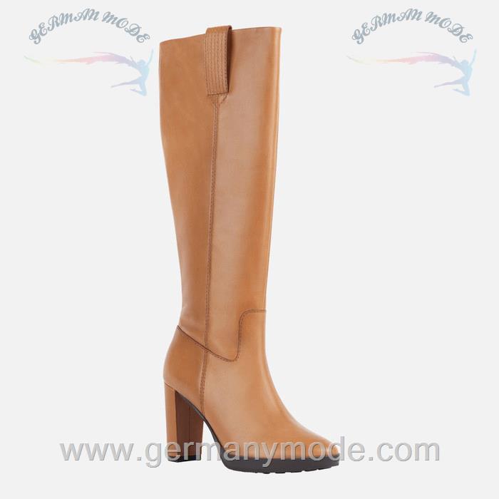 بوت زنانه جی اوکس ایتالیا GEOX HOHE STIEFEL MIT ABSATZ Walk Pleasure 85 Dame Hellbraun