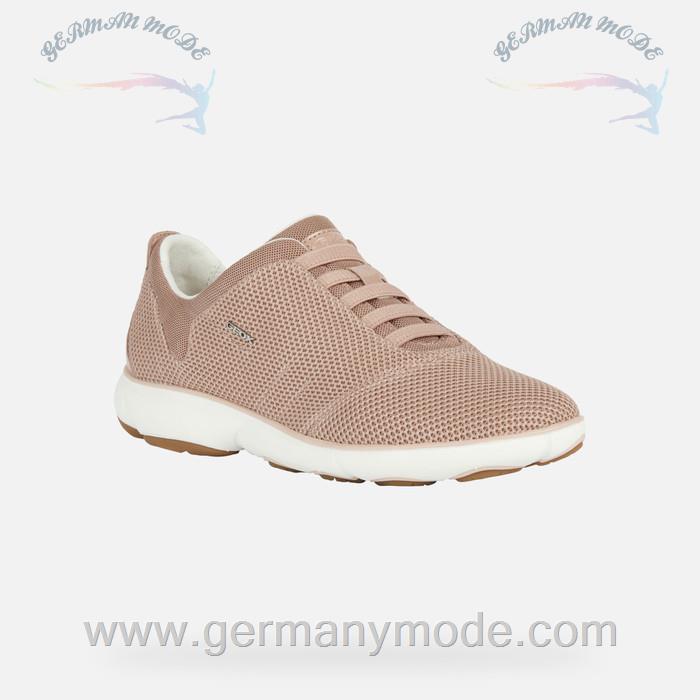 کتانی ورزشی زنانه جی اوکس ایتالیا GEOX NIEDRIGE SNEAKERS Nebula Dame Zartrosa