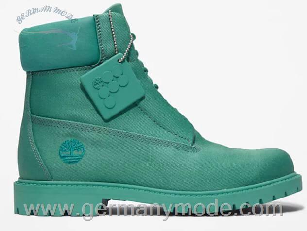 بوت ضد آب زنانه تیمبرلند آمریکا TIMBERLAND X PANGAIA PREMIUM FABRIC 6 INCH BOOT FOR WOMEN IN GREEN