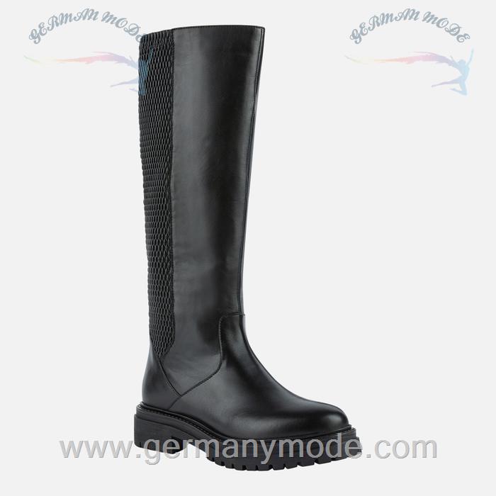 بوت زنانه جی اوکس ایتالیا GEOX HOHE STIEFEL Iridea Dame Schwarz