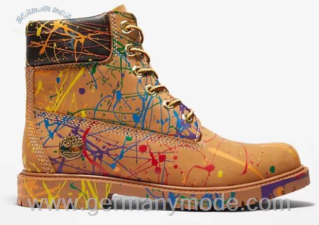 بوت ضد آب زنانه تیمبرلند آمریکا TIMBERLAND HERITAGE 6 INCH BOOT FOR WOMEN IN YELLOW