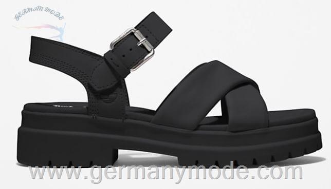 صندل زنانه تیمبرلند آمریکا TIMBERLAND LONDON VIBE ANKLE STRAP SANDAL FOR WOMEN IN BLACK