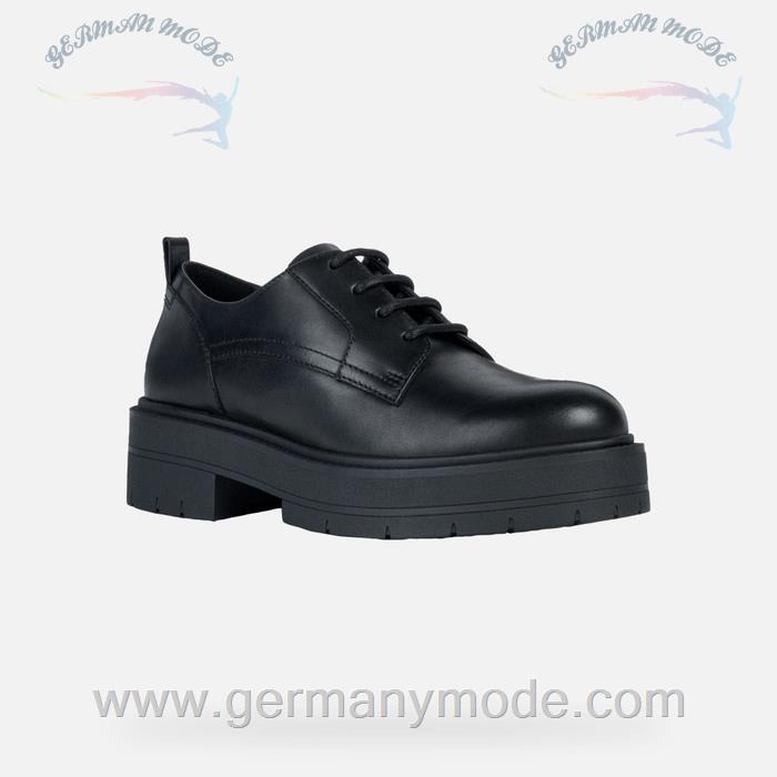 کفش زنانه جی اوکس ایتالیا GEOX OXFORDS Spherica Ec7 Dame Schwarz