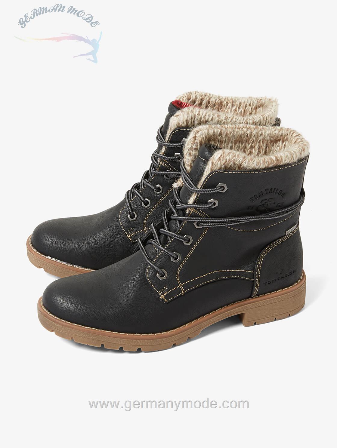 نیم بوت زنانه تام تیلور (آلمان) GEFÜTTERTE SCHNÜRSTIEFELETTE