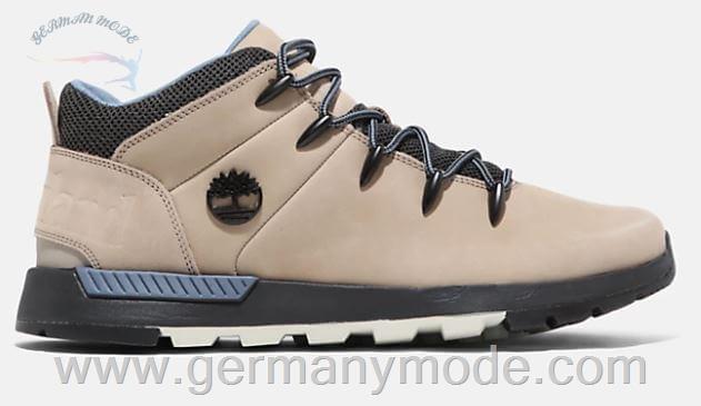 کتانی کوهنوردی مردانه تیمبرلند آمریکا Timberland SPRINT TREKKER LEATHER HIKING BOOT FOR MEN IN BEIGE