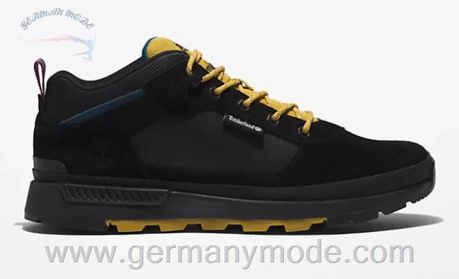 کتانی پیاده روی مردانه تیمبرلند آمریکا Timberland FIELD TREKKER SNEAKER FOR MEN IN BLACK YELLOW